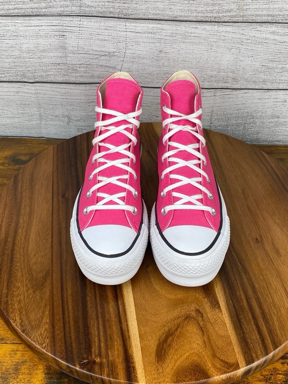 Converse Chuck Taylor All Star Lift Platform High Astral Pink A05663F Womens 7.5